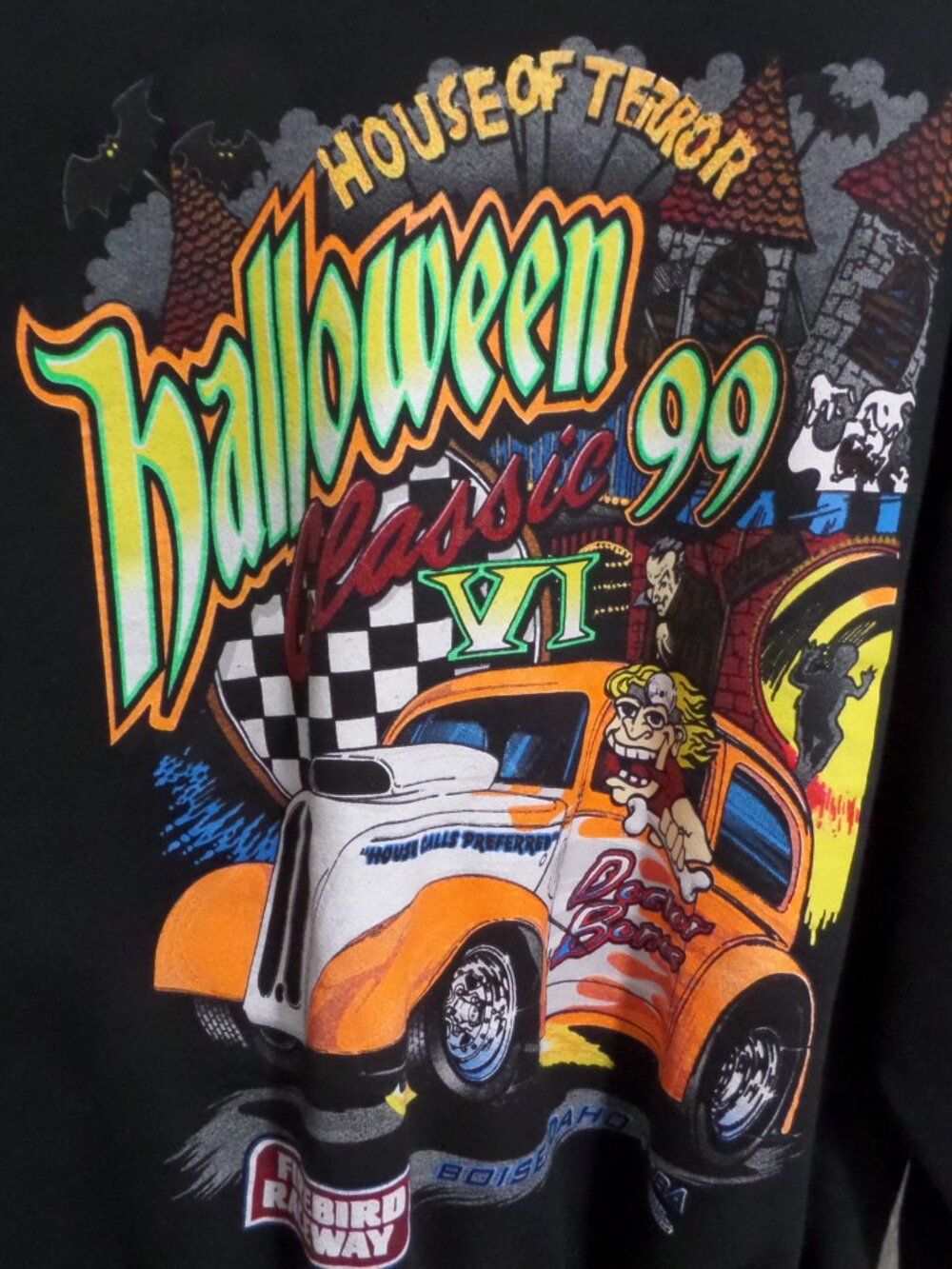 Vintage "Firebird" Hot Rod Halloween '99 Edition Sweatshirt - Picture 2 of 5